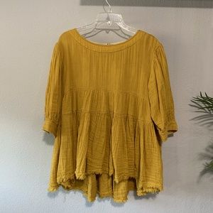 Free People Flowy Blouse